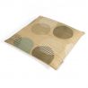 Japanese straw cushion round patterns MOOSE 45x45cm
