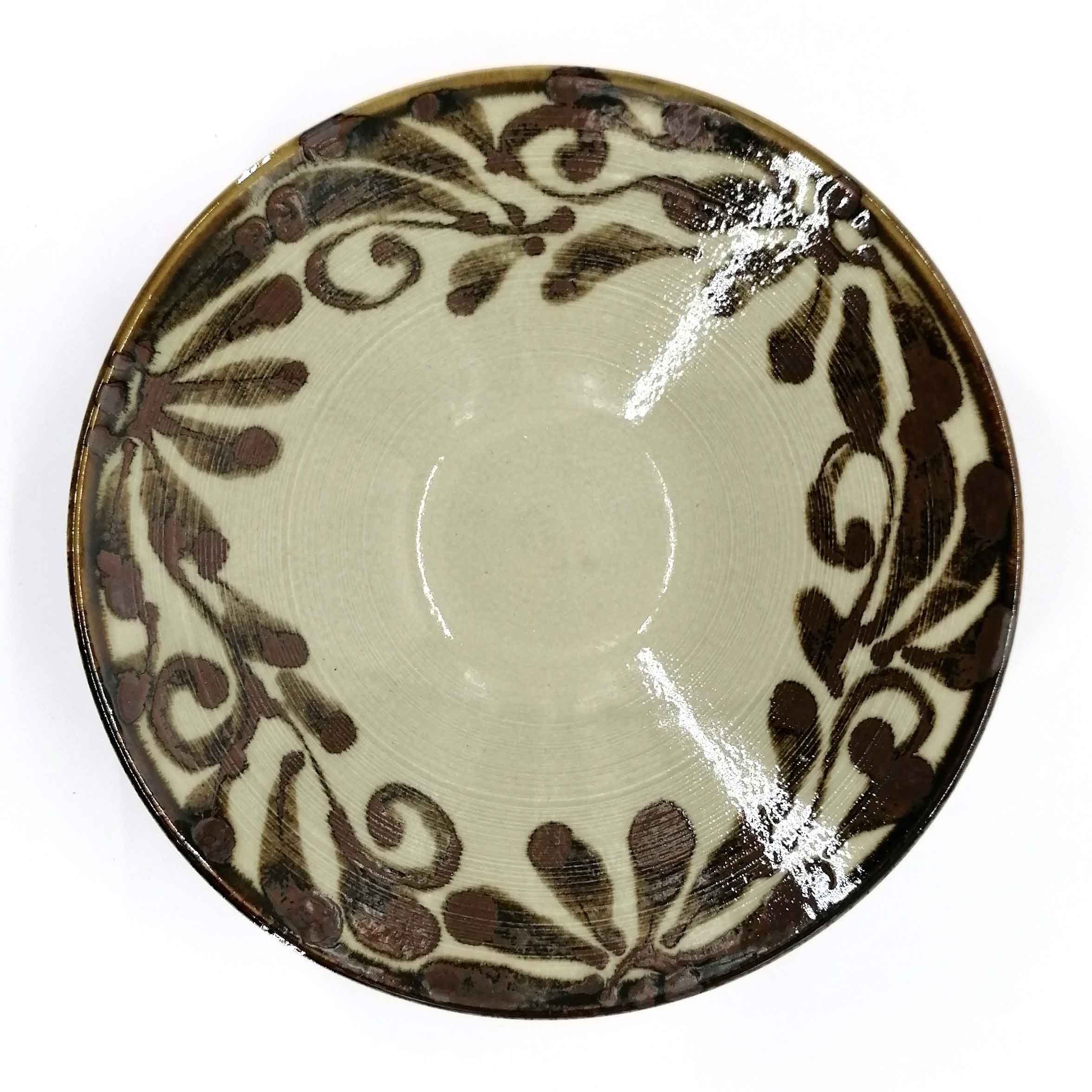 Ciotola in ceramica giapponese Ramen con cucchiaio da zuppa Renge