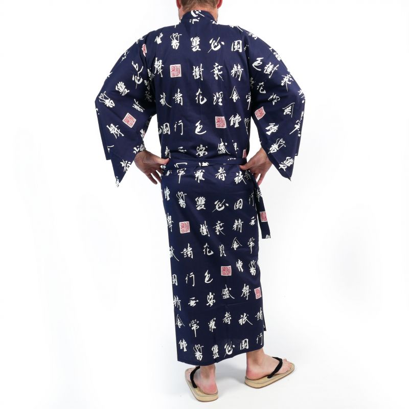 Yukata japonais en coton pour homme - TOJIGO
