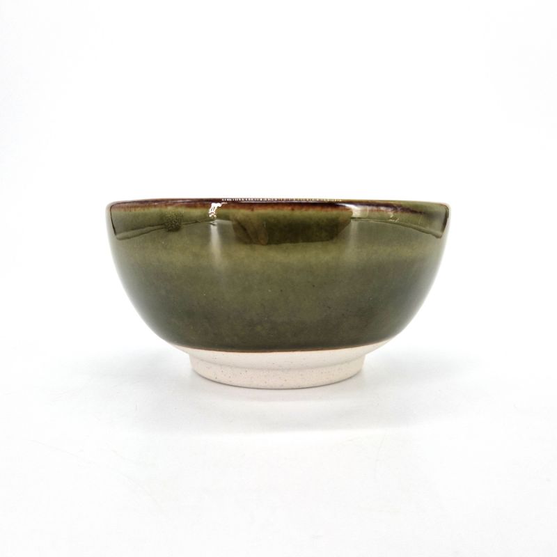 Japanese ceramic suribachi bowl - SURIBACHI - green