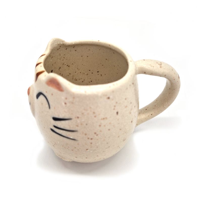 Taza de cerámica japonesa BLANCO - SHIROI NEKO - gato