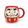 Taza de cerámica japonesa ROJA - REDDOHEDDO - daruma