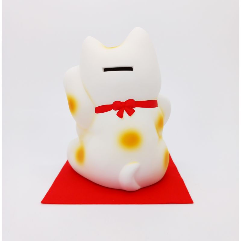 Cat maneki neko Japanese lucky piggy bank, KOUN OMAMORI