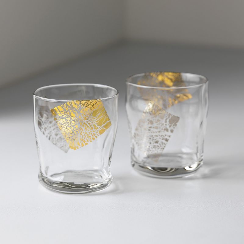 Set of 2 Japanese whiskey glasses, PREMIUM KIRARI