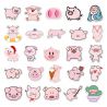 Set de 50 pegatinas japonesas, Kawaii Pig Stickers-BUTA