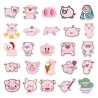 Set of 50 Japanese stickers, Kawaii Pig Stickers-BUTA
