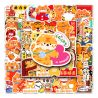 Lot de 50 autocollants japonais,Stickers Kawaii Tigre 1-TORA 1