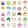 Lot of 50 Japanese stickers, Kawaii Tiger Stickers 1-TORA 1