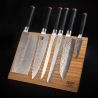 KOTAI Magnetischer Messerhalter aus Bambus (faltbar) - 30 x 22 cm