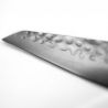 Couteau de cuisine japonais d'office BUNKA martelé-avec saya magnétique et boîte cadeau - lame 9 cm