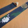 Feiner japanischer Wandteppich aus Hanf, handbemalt, GEKKA BIJIN, Schönheit des Mondes