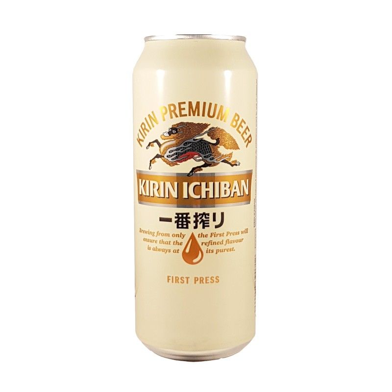 Japanese beer Kirin in can - KIRIN ICHIBAN CAN 500ML