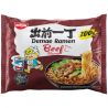 Instant Ramen noodles in a bag with beef flavor soup - DEMAE RAMEN