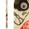Fine tapisserie japonaise en chanvre peinte à la main, KOINOBORI, banderoles de carpes