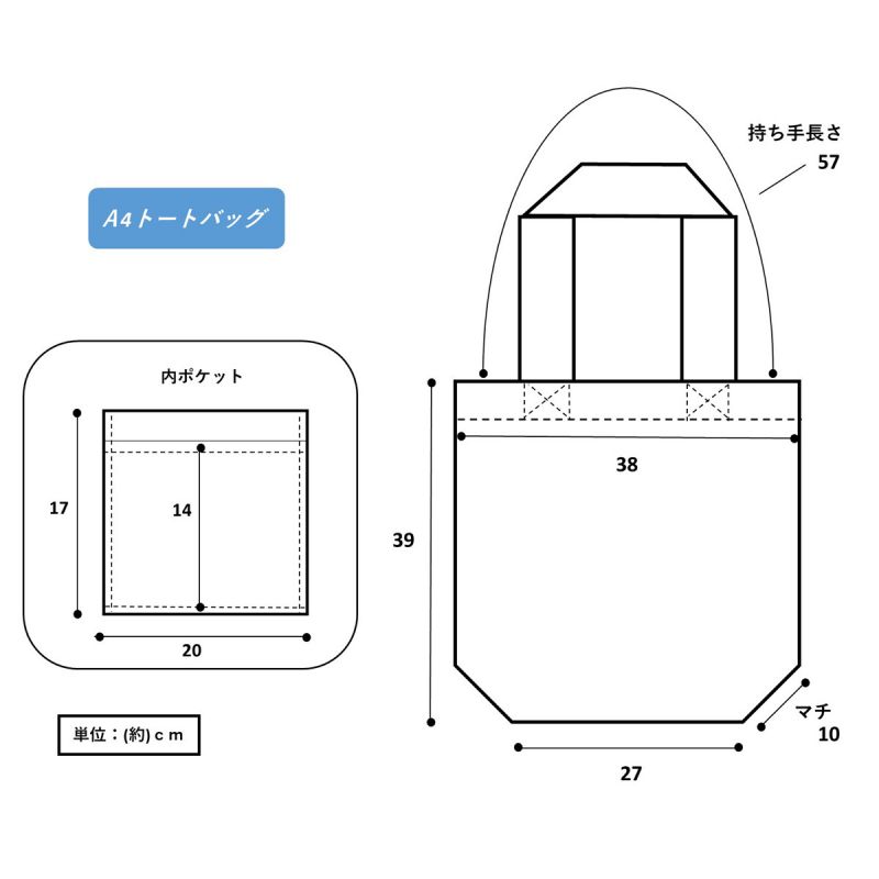 100% cotton Shiba Dog tote bag - KAMINARIMON SHIBATA