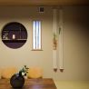 Fine hand-painted Japanese hemp tapestry, New Year, Kadomatsu