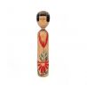 Grande bambola giapponese in legno, KOKESHI VINTAGE, 24.5cm