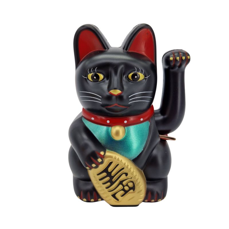 Manekineko-Katze mit beweglicher Pfote – ASHI NO NEKO