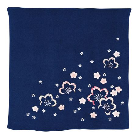 Furoshiki giapponese sakura blu navy,SAKURA NO HANA