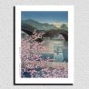 Kawase Hasui Print Reproduction, Spring at Kintaikyo Bridge, Kintaikyo no haru