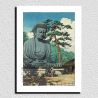 Riproduzione in stampa di Kawase Hasui, Il grande Bouda daibustsu di Kamakura