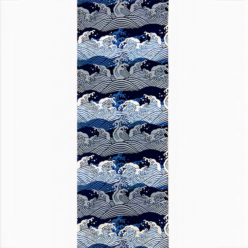 Cotton hand towel, TENUGUI, Hokusai Wave