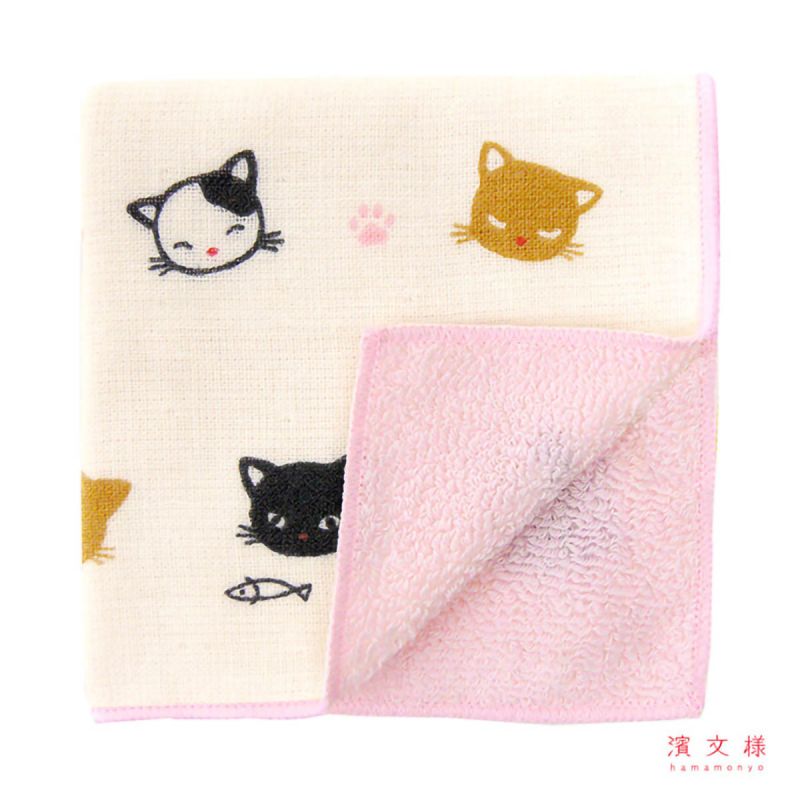 Pañuelo japonés de algodón para niños, Gato, NEKO