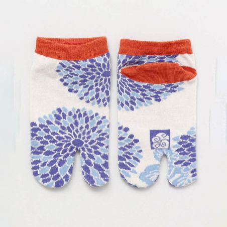 Chaussettes japonaises Hinomarusa Yutabi, 18-21 cm