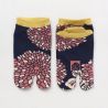 Calcetines tabi japoneses de algodón, KAYA, 23-25 ​​cm