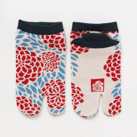 Chaussettes japonaises Hinomarusa Yutabi, 18-21 cm