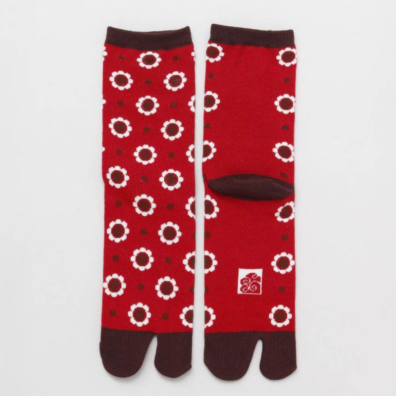 Chaussettes japonaises Hinomarusa Yutabi, 23-25 cm