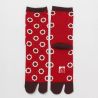 Japanese cotton tabi socks, KAYA, 23-25 cm