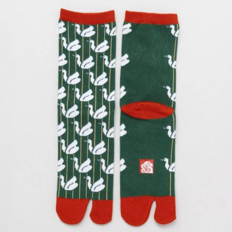 Chaussettes japonaises Hinomarusa Yutabi, 23-25 cm