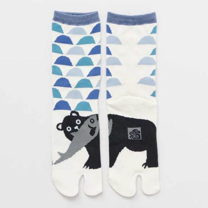 Japanische Tabi-Socken aus Baumwolle, KAYA, 23-25 ​​​​cm