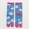 Japanese cotton tabi socks, KAYA, 23-25 cm