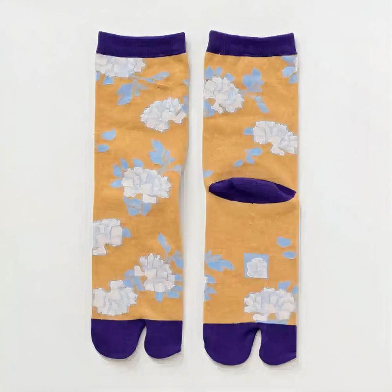 Japanese cotton tabi socks, KAYA, 23-25 cm