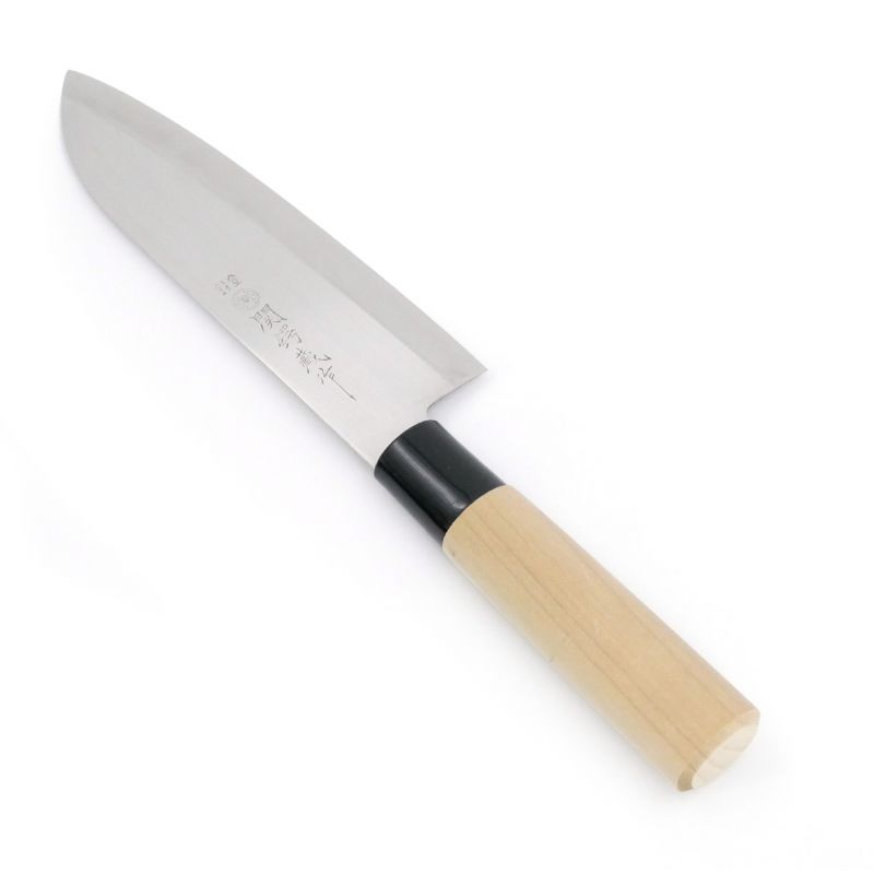Cuchillo de cocina japonés para todo tipo de comida, SANTOKU, 17cm