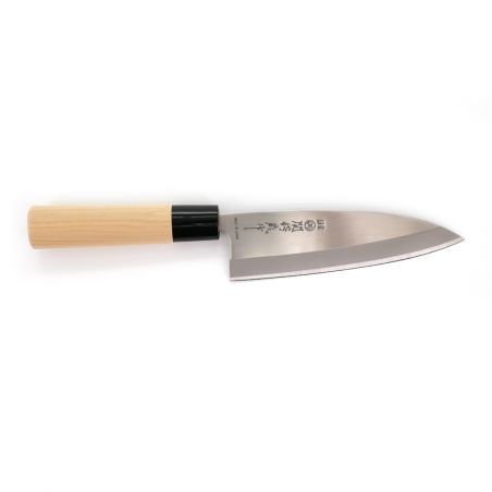 Cuchillo de cocina japonés para cortar pescado, DEBA, 15,5 cm