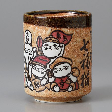 tazza di tè giapponese, MANEKINEKO, gatto