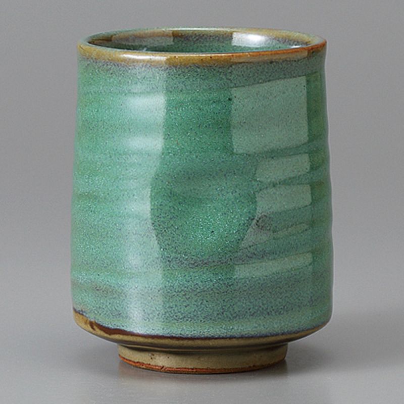 Tazza da tè in ceramica verde giapponese, YUZU PECO