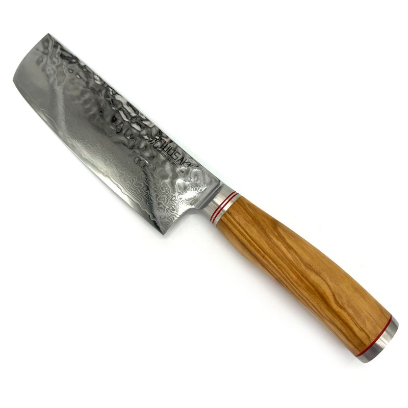 Large carving knife with olive handle - Orivu~ie - 17cm