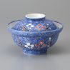 Ciotola in ceramica giapponese con coperchio, UME