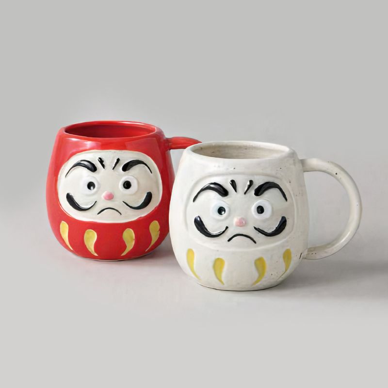 Japanese mug duo Daruma- DARUMA