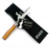 Large multi-tasking knife with olive handle - Orivu~ie - 20cm