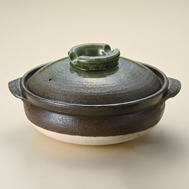 Japanese clay pot - DONABE MIDORI, made in Japan