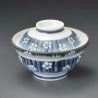 Japanese ceramic bowl with lid, Tahata