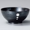 Cuenco donburi japonés de cerámica negra - POINTO