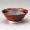 Cuenco suribachi de cerámica japonesa - SURIBACHI - Rojo