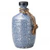 bottle for Japanese spirits 1lt TAKO KARAKUSA, blue