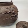 Japanischer Wasserkocher aus Gusseisen mit Landschaftsmotiv, 1,2 lt, INAKA